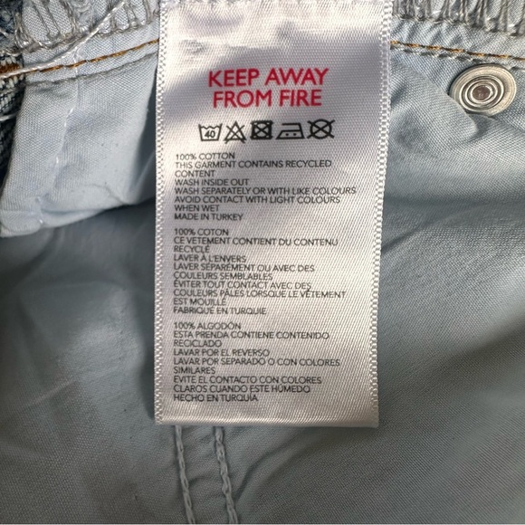 BDG Pax Mid Vintage Wash High-Waisted Denim Shorts Women’s 27 - Picture 6 of 8